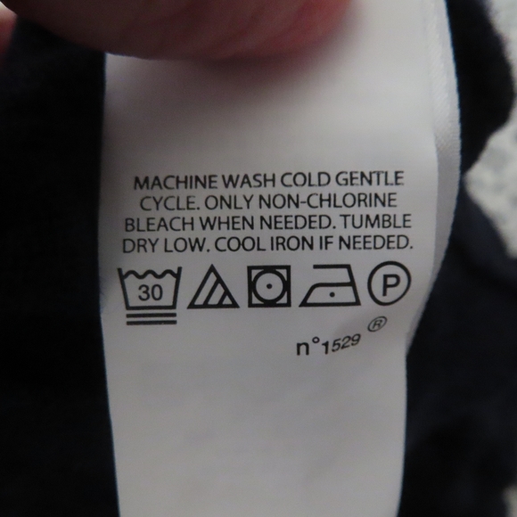 polo ralph lauren navy blue washable merino wool sweater jumper S - Picture 6 of 7